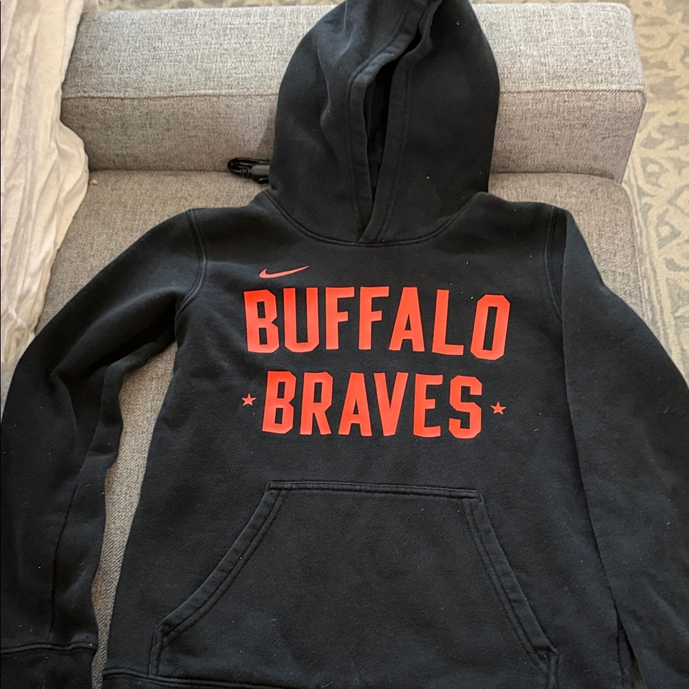 Nike Black Buffalo Braves Kids Hoodie